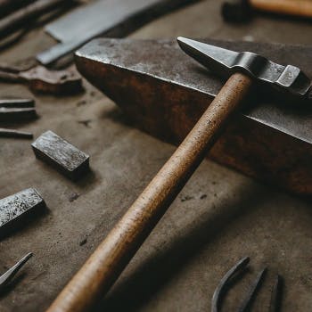 Czech Balanced Hammer for Blacksmiths