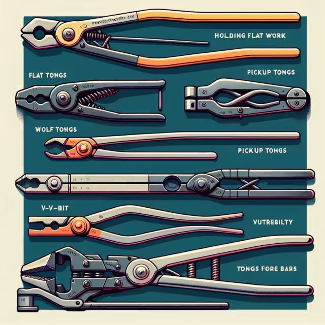 Professional Blacksmith Tongs Types and Uses