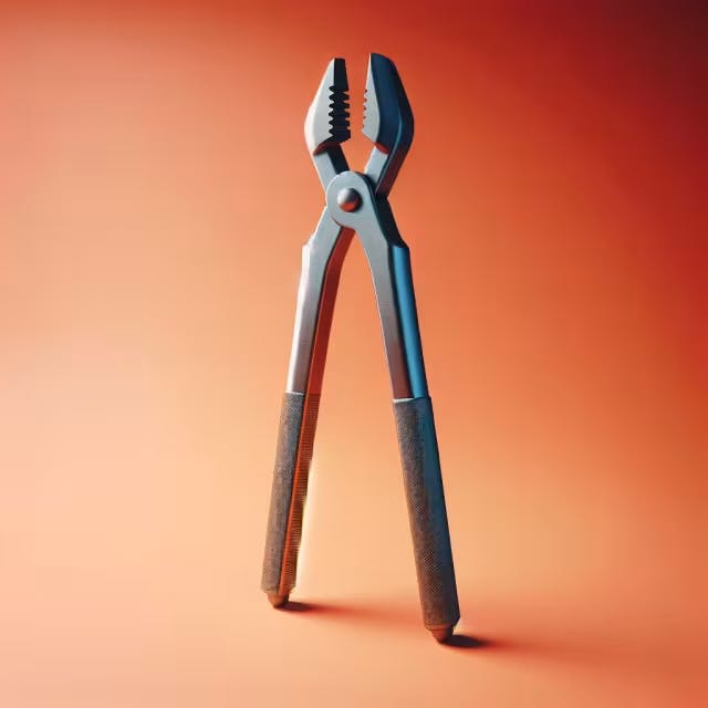 Sturdy Fire Tongs for Reliable Grip