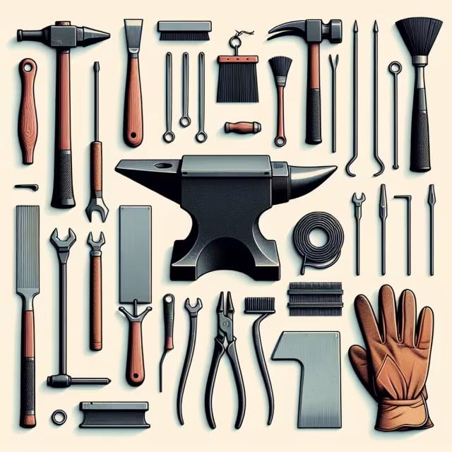 Essential Blacksmithing Tools for Beginners Image